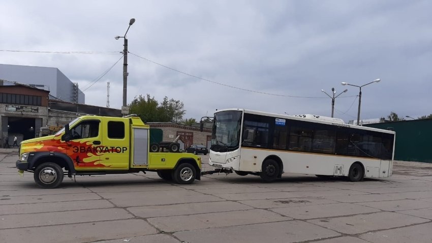 Москва: эвакуация автобуса