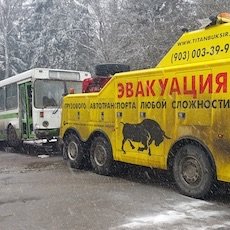 Эвакуация автобуса в Рязань